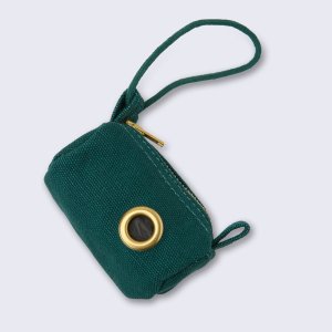 main image poo bag holder - forest green