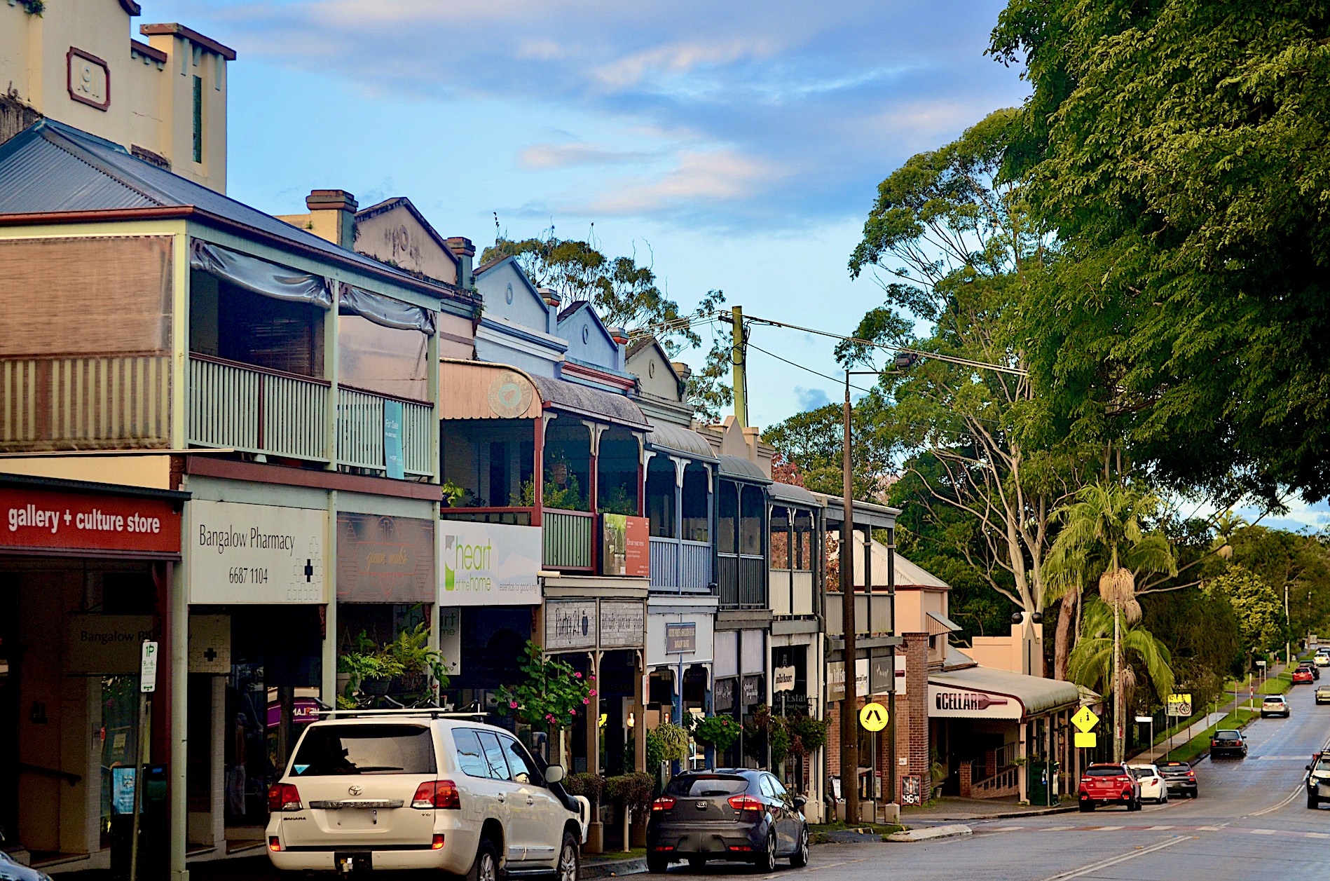 Bangalow streetscape